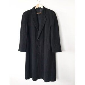 High Quality Vintage Giorgio Armani 100% Wool Oversized Long Coat Made In ITALY